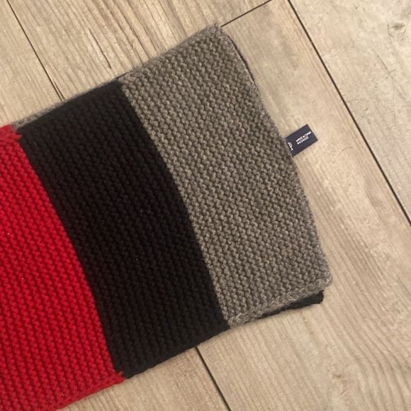 Gap 100% Lambs Wool Men’s Knitted Scarf - Picture 2 of 7